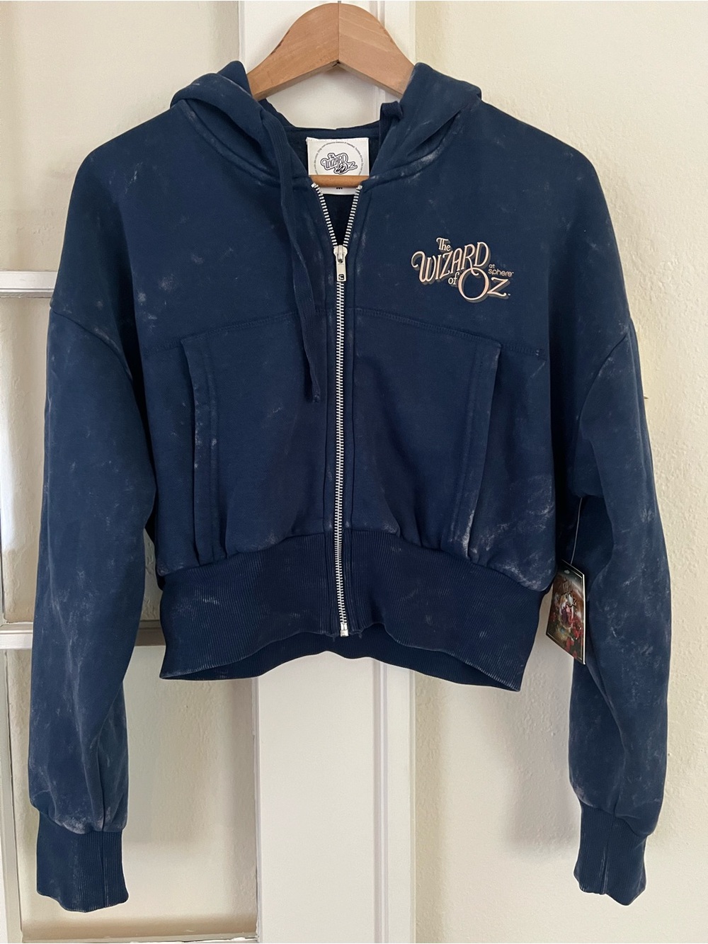 The Wizard of Oz Navy Zip-Up Hoodie